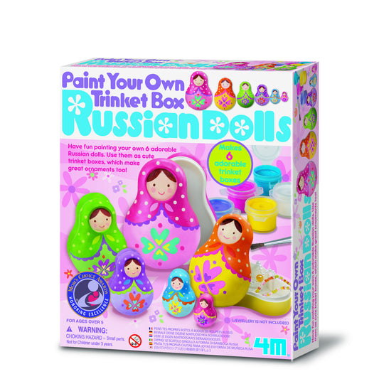 Set creativ de pictat - Cutiute Matrioshka - 4M