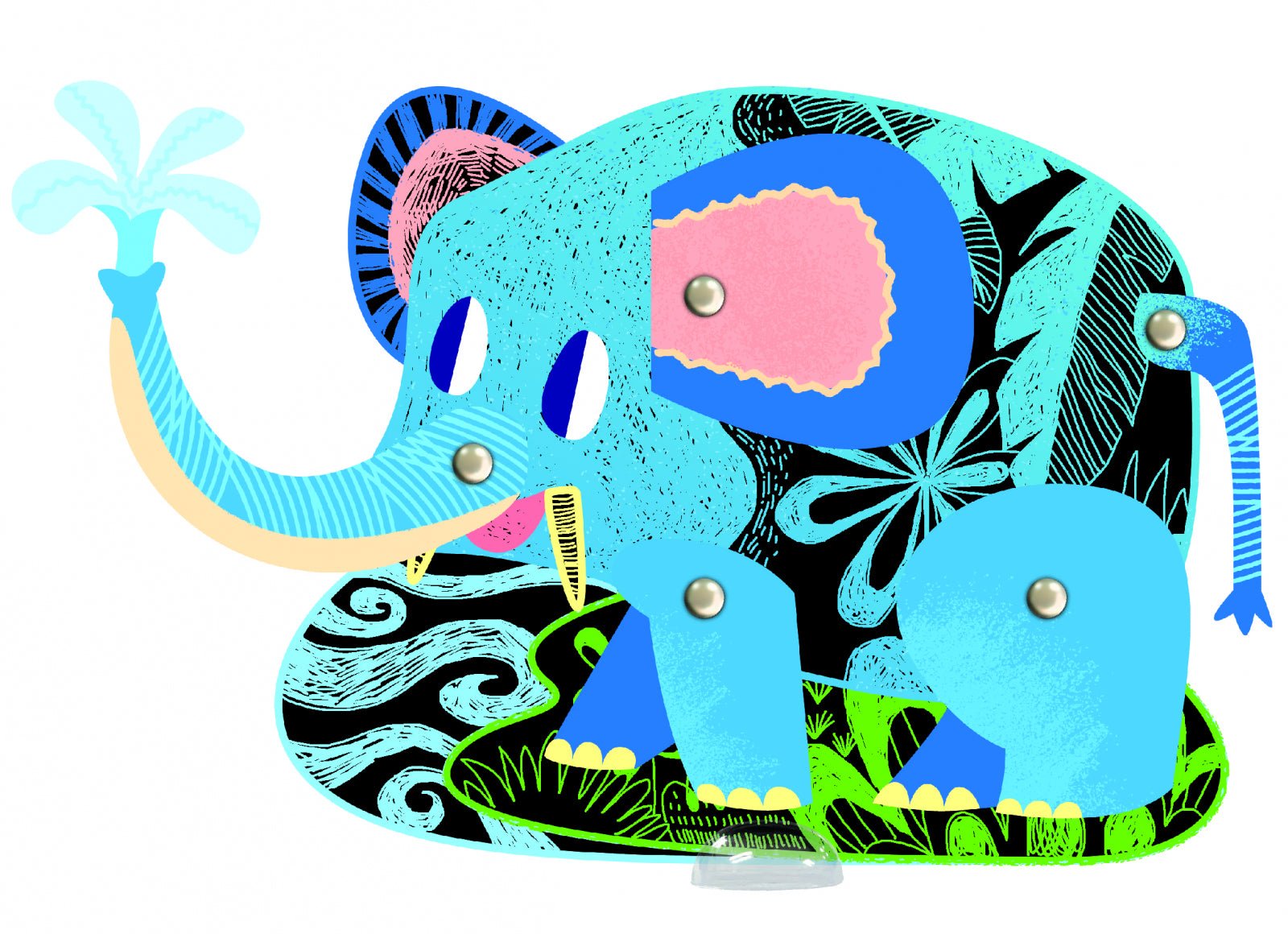 Set creativ de razuit - Animale de padure in miscare - Avenir - Publisol.ro