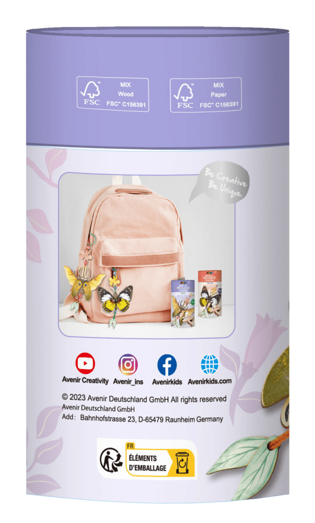 Set creativ din lemn - breloc Carabus, colectia Creatii Naturale - Avenir - Publisol.ro