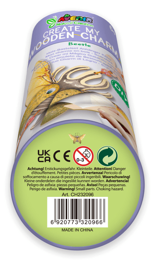 Set creativ din lemn - breloc Carabus, colectia Creatii Naturale - Avenir - Publisol.ro