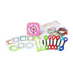 Set creativ DIY - Bratarile prieteniei, fosforescente - 4M