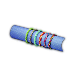 Set creativ DIY - Bratarile prieteniei, fosforescente - 4M