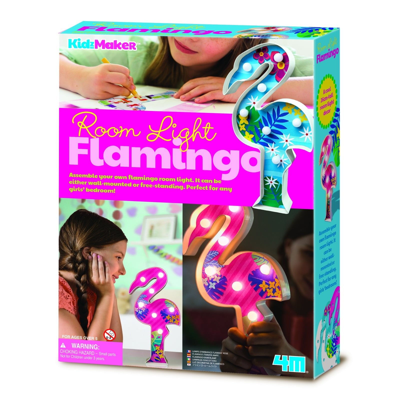 Set creativ DIY - Lumina pentru camera Flamingo - 4M - Publisol.ro