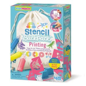 Set creativ - Imprimare cu sabloane pentru textile - 4M
