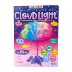 Set creativ - Lampa nor pufoasa DIY - KidzMaker - 4M - Publisol.ro