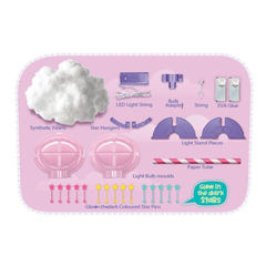 Set creativ - Lampa nor pufoasa DIY - KidzMaker - 4M - Publisol.ro