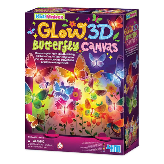 Set creativ - Panou luminos cu fluturi 3D - KidzMaker - 4M - Publisol.ro
