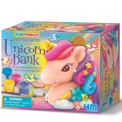 Set creativ - Picteaza propria pusculita Unicorn cu sclipici - 4M