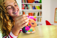 Set creativ - Picteaza propria pusculita Unicorn cu sclipici - 4M - Publisol.ro