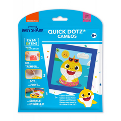 Set creativ pictura cu diamante - Baby Shark - Diamond Dotz®