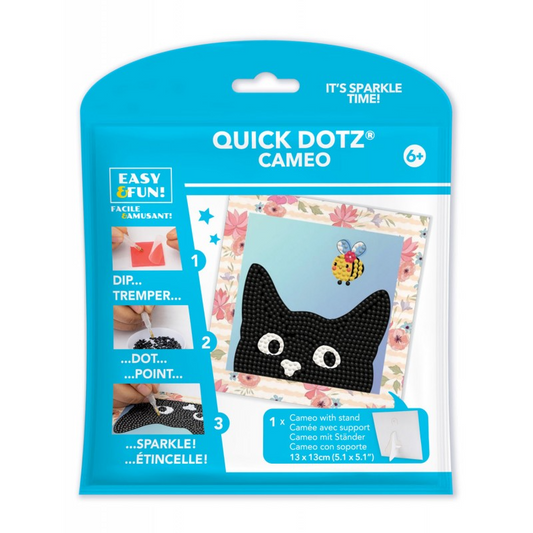 Set creativ pictura cu diamante - Mischievous - Pisica - Diamond Dotz®