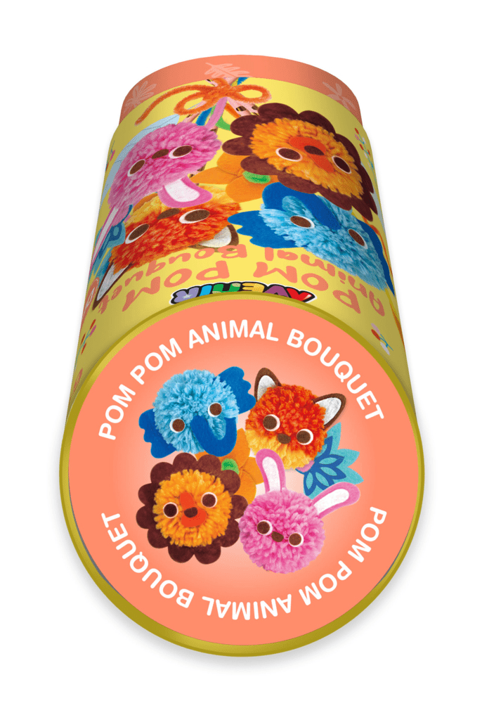 Set creativ Pom Pom - buchet animalute - Avenir - Publisol.ro