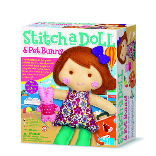 Set creativ Coase propria papusa cu iepuras - 4M