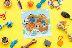 Set creativ tablou Arca lui Noe, pictura cu diamante - Diamond Dotz®