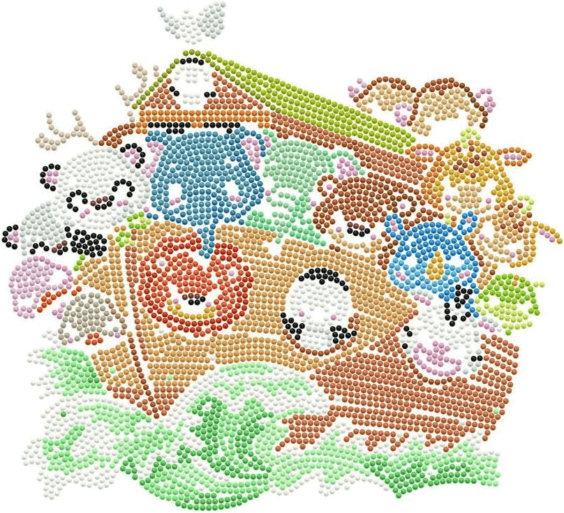 Set creativ tablou Arca lui Noe, pictura cu diamante - Diamond Dotz® - Publisol.ro