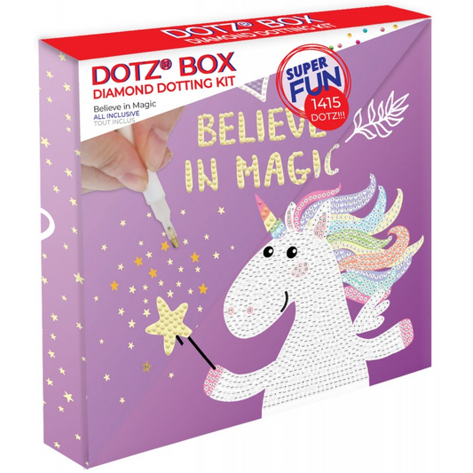 Set creativ tablou Believe in Magic, pictura cu diamante - Diamond Dotz®