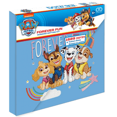 Set creativ tablou Forever Fun Patrula Catelusilor, pictura cu diamante - Diamond Dotz® - Publisol.ro