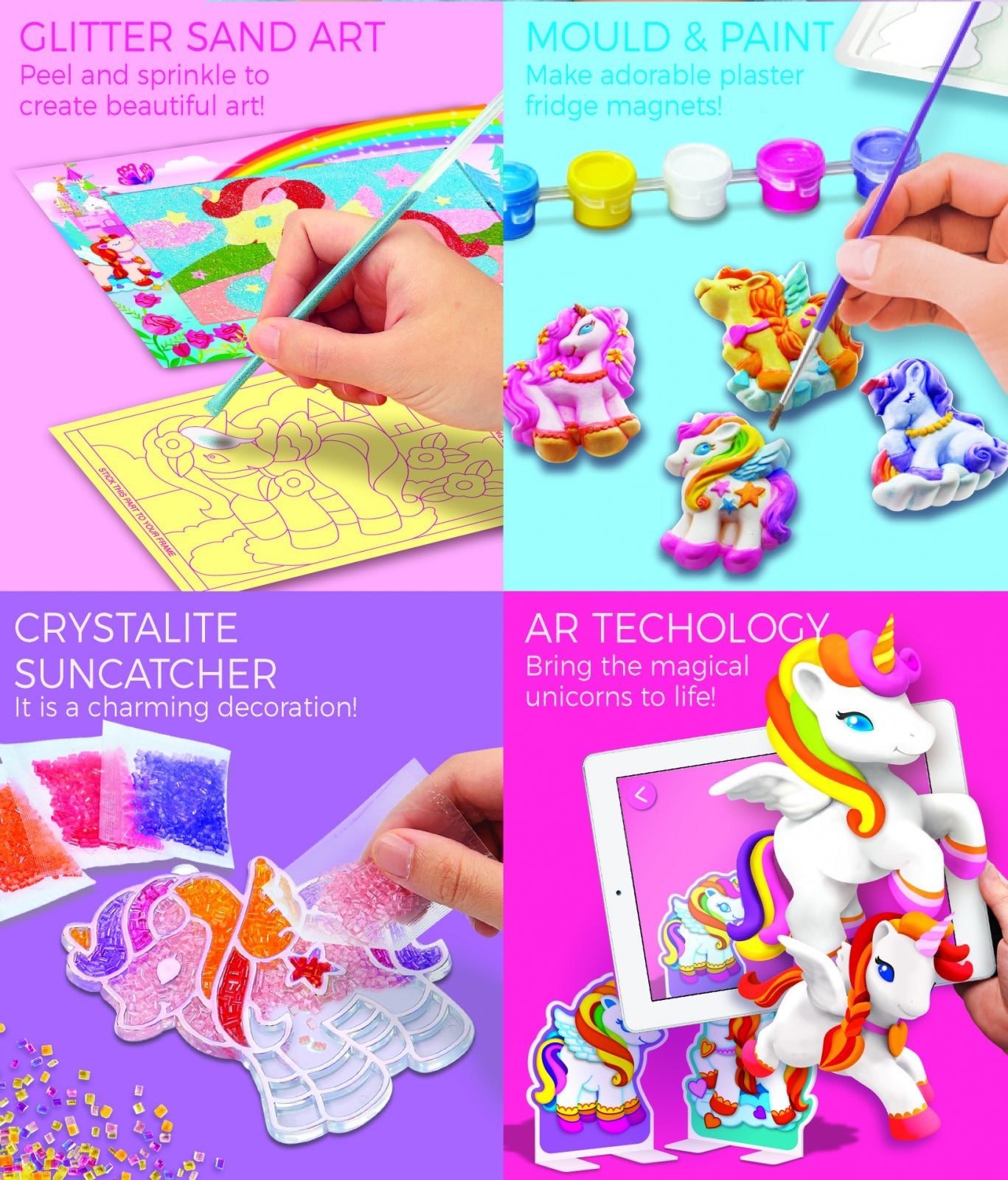 Set creativ - Unicorni magici - 4M - Publisol.ro