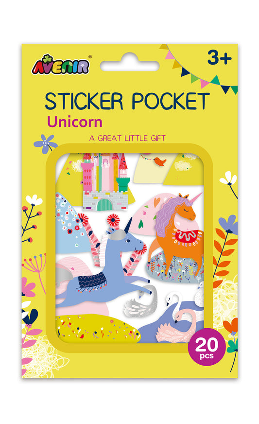 Set cu abtibilduri - Unicorni - Avenir