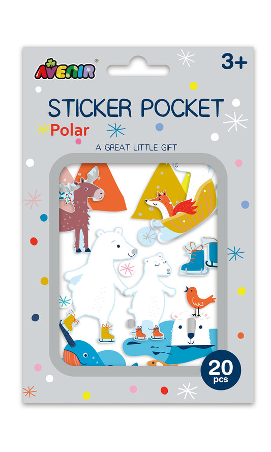 Set cu abtibilduri - Polar - Avenir