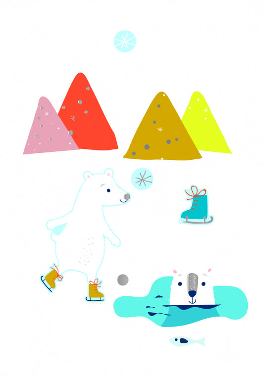 Set cu abtibilduri - Polar - Avenir