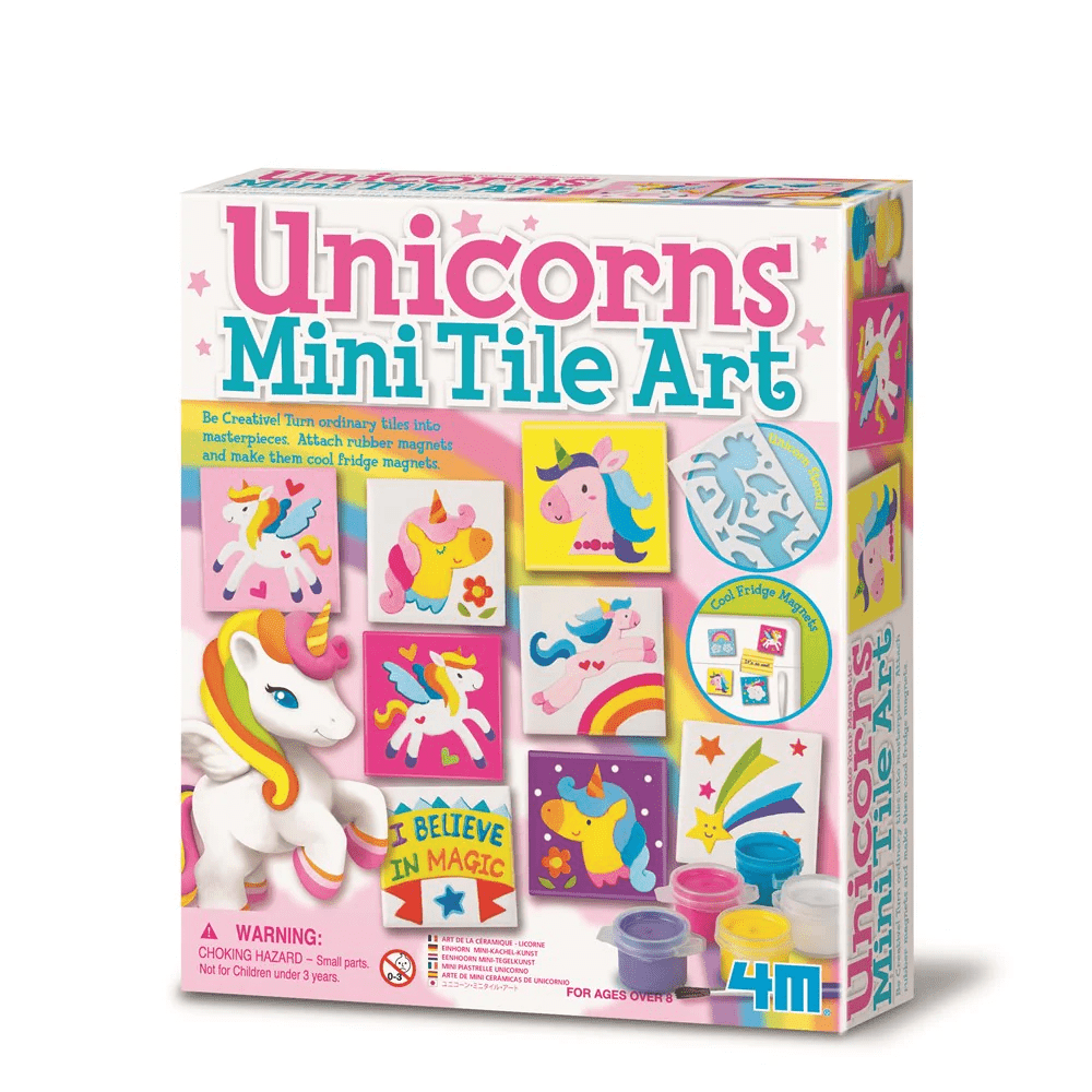 Set cu placute creative de pictat - Unicorn - 4M - Publisol.ro