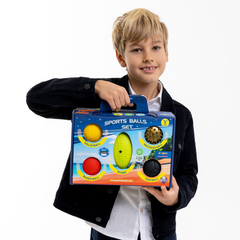 Set de 5 mingi sportive mini - Gerardo Toys