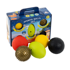 Set de 5 mingi sportive mini - Gerardo Toys