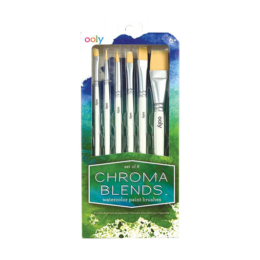 Set de 6 pensule universale, Chroma Blends - Ooly