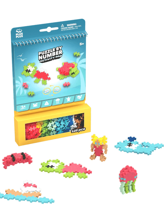 Set de Activitati Plus - Plus, 125 piese, Ocean - Plus Plus - Publisol.ro