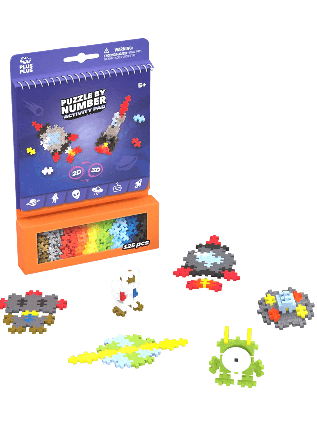 Set de Activitati Plus - Plus, 125 piese, Spatiu - Plus Plus - Publisol.ro