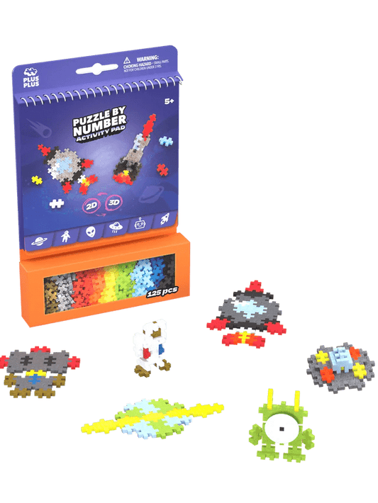 Set de Activitati Plus - Plus, 125 piese, Spatiu - Plus Plus - Publisol.ro