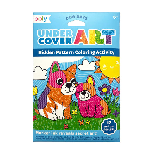 Set de colorat cu modele secrete Undercover Art - Catei - Ooly