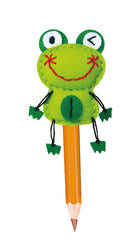 Set de cusut DIY - decoratiune topper pentru creion - Broasca - Avenir