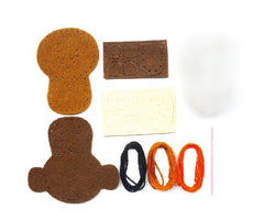 Set de cusut DIY - decoratiune topper pentru creion - Maimuta - Avenir - Publisol.ro