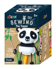 Set de cusut DIY - decoratiune topper pentru creion - Panda - Avenir - Publisol.ro