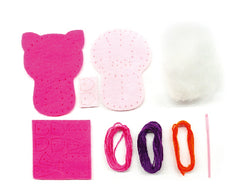 Set de cusut DIY - decoratiune topper pentru creion - Pisicuta - Avenir