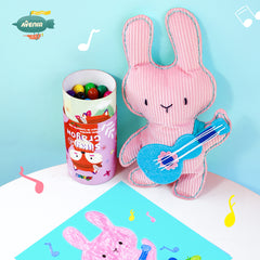 Set de cusut Prietenul Meu Animal - Iepuras Muzical - Avenir