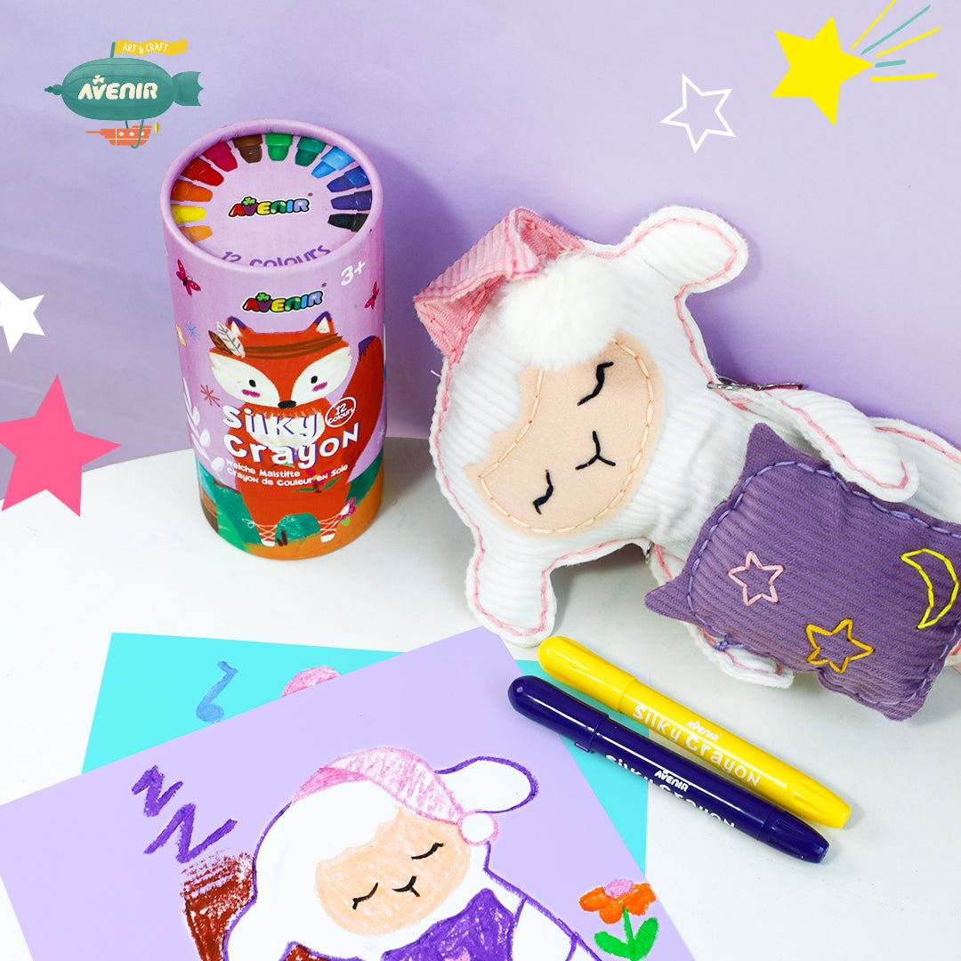 Set de cusut Prietenul Meu Animal - Mielusel somnoros - Avenir - Publisol.ro