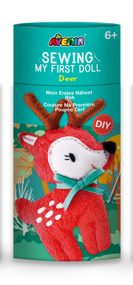 Set de cusut Prima Mea Papusa, Caprioara - Avenir