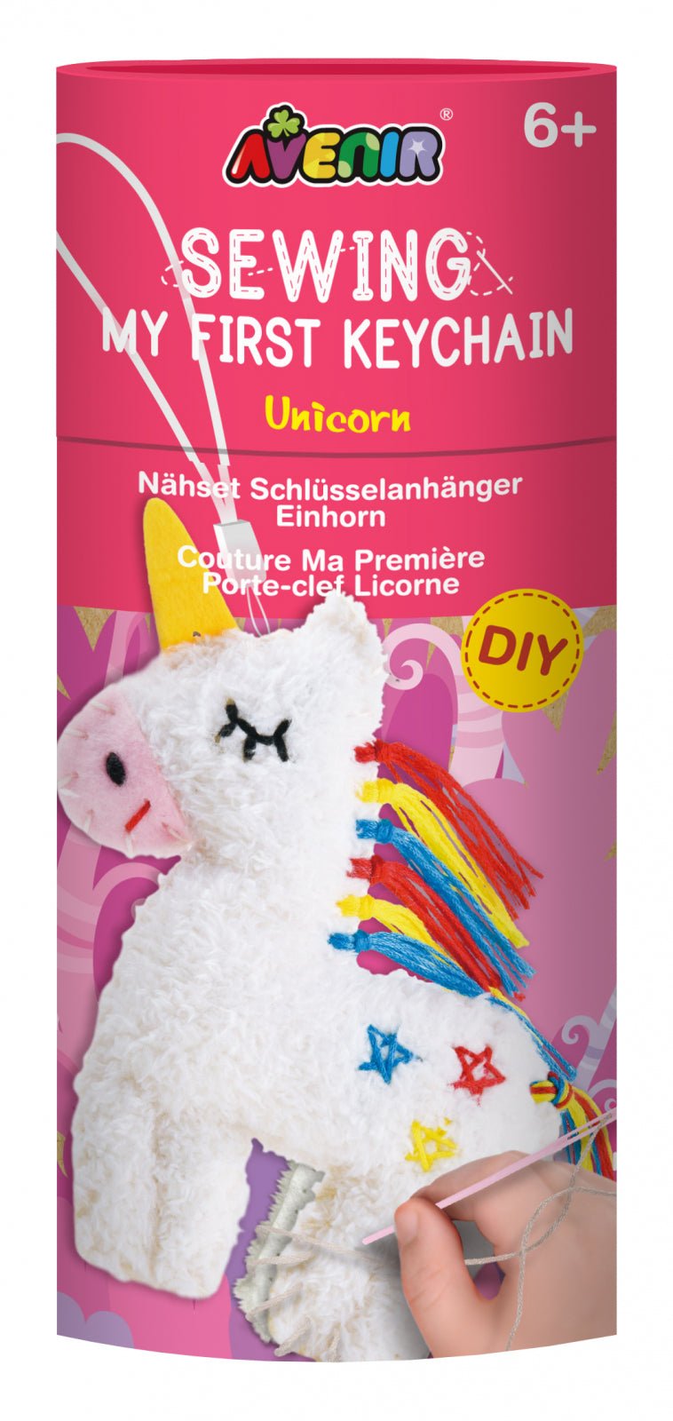 Set de cusut Primul meu Breloc - Unicorn - Avenir - Publisol.ro