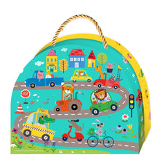 Set de joaca creativa si libera, portabil - Orasul Animalelor - Avenir - Publisol.ro