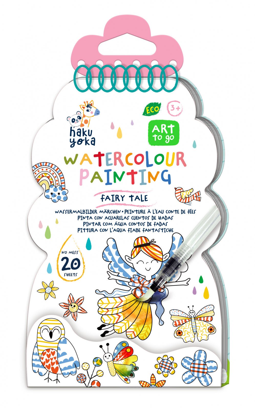 Set de pictura cu apa - Basme, Haku Yoka - Avenir - Publisol.ro