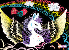 Set de razuit - 4 Cai inaripati Pegas - Avenir