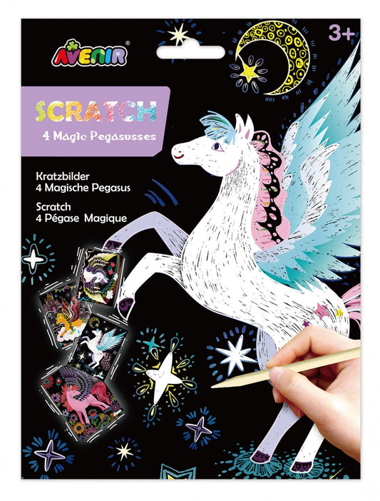 Set de razuit - 4 Cai inaripati Pegas - Avenir - Publisol.ro