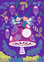 Set de razuit A5 - Elfi in padure - Avenir