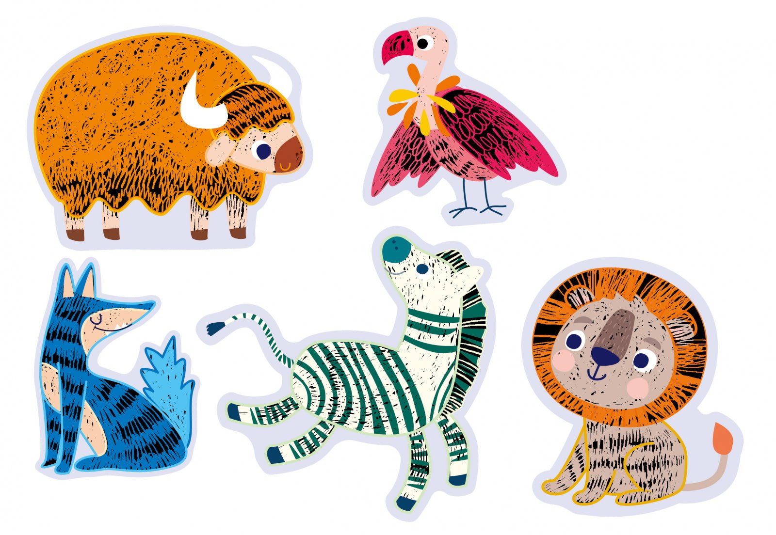 Set de razuit - Animale preferate Nivel 1 - Avenir - Publisol.ro