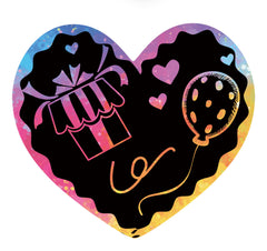 Set de razuit - Notite in forma de Inima - 50 de cartonase - Avenir