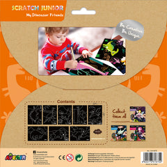 Set de razuit Scratch Junior - Prietenii mei dinozauri - Avenir