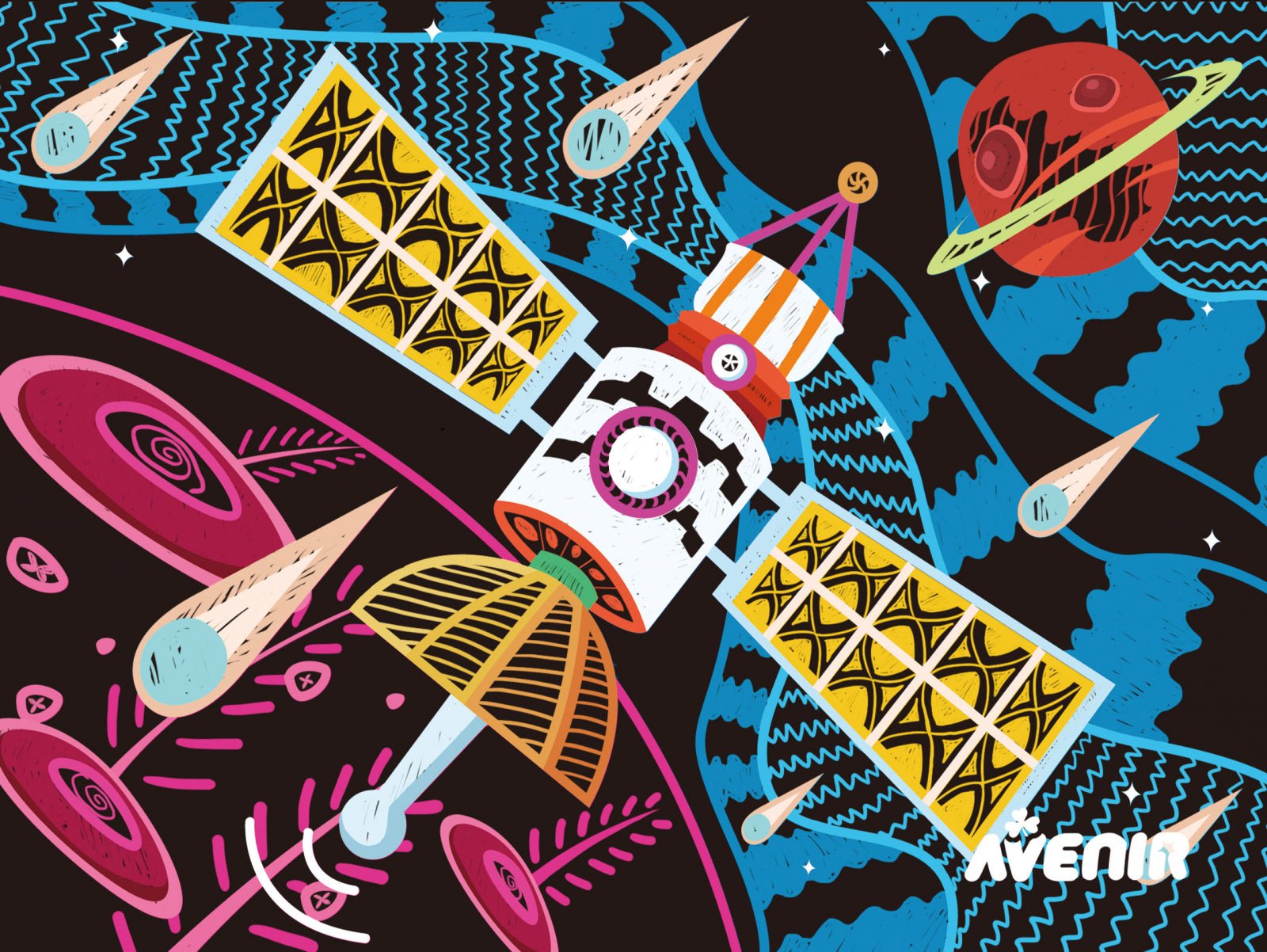 Set de razuit - Spatiu - Avenir - Publisol.ro